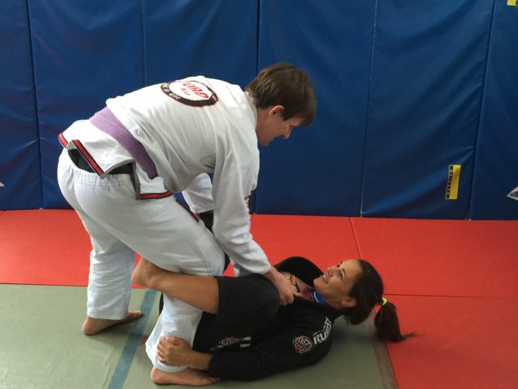 Drilling with all-time BJJ great Michele Nicolini.
